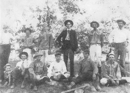 Bodenham Ball Team about 1910.